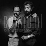 06-09-1982  Cheech & Chong Richard Marin and Tommy Chong alias Cheech & Chong at studio in Amsterdam, September 06, 1982.

[keywords]Posed, Black & White Image[/keywords]